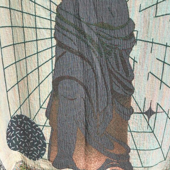 Venus de Milo Bust Woven Blanket Tapestry Greek Art History Nude Feminine Planet - Picture 10 of 11